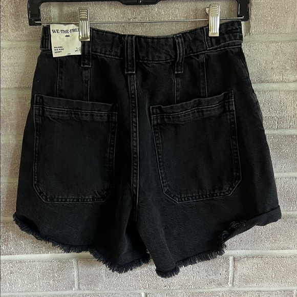 Free People Black Palmer mid rise shorts - Picture 9 of 9